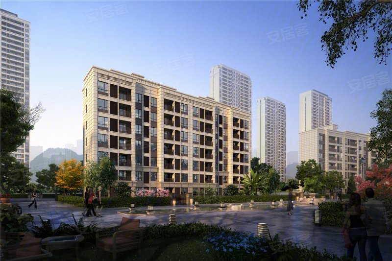 武汉中粮孔雀城问津2期-效果图(1) - 武汉安居客