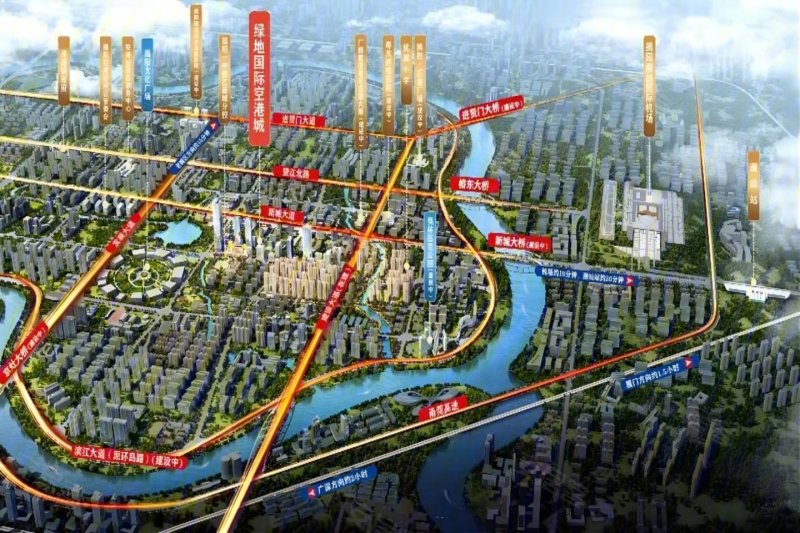 揭阳空港绿地规划图图片