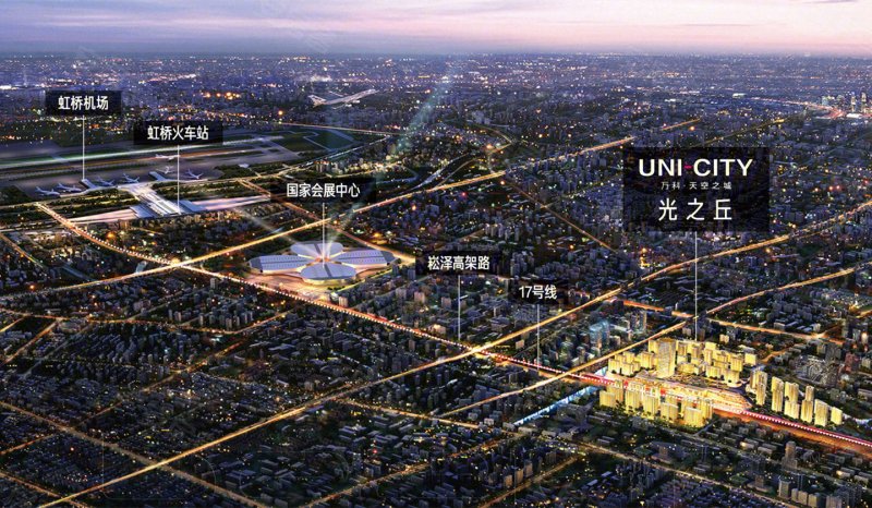 上海Uni-City万科天空之城-交通图(167) - 上海安居客