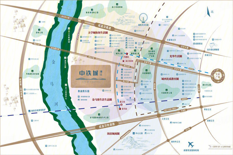 温江金马医学城规划图图片