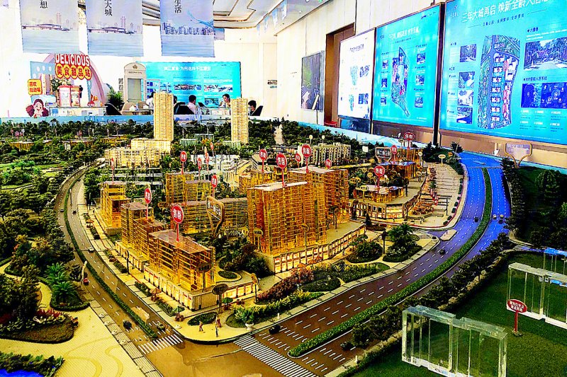 千江凌云沙盘图