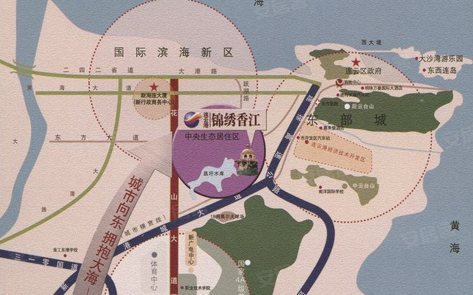 锦绣香江交通图