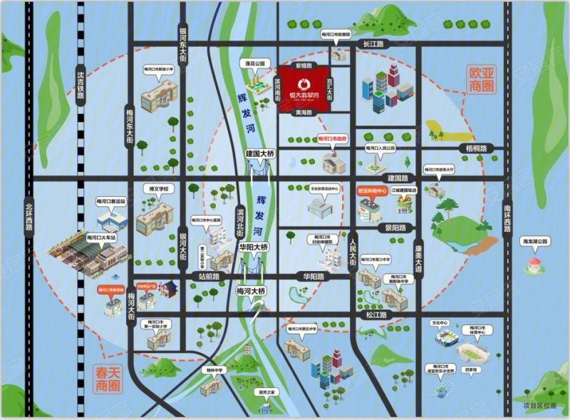 楼盘区位规划105/ 104列表模式梅河口恒大翡翠湾期房在售下载app