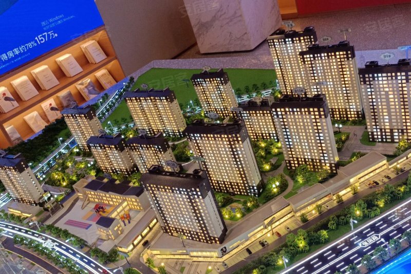大连万科公园都会-沙盘图(110) - 大连安居客
