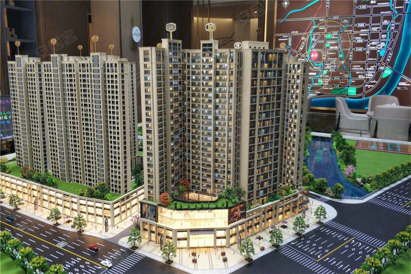 南阳蓝城玉园-沙盘图(10) - 南阳安居客