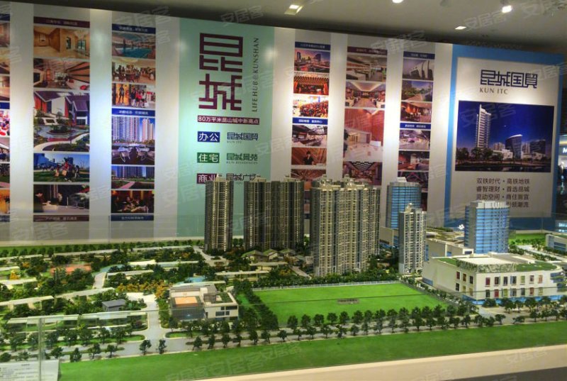 昆山昆城国贸-沙盘图(53) - 昆山安居客