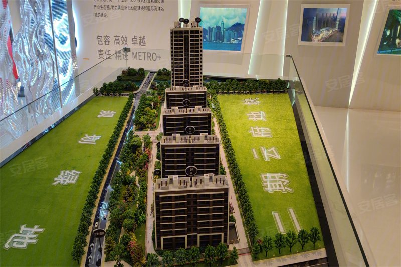 青岛国际海洋智区—云颂-沙盘图(93) - 青岛安居客