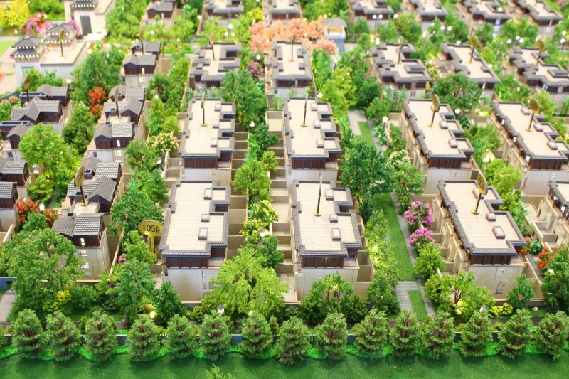 春城十八里沙盘图