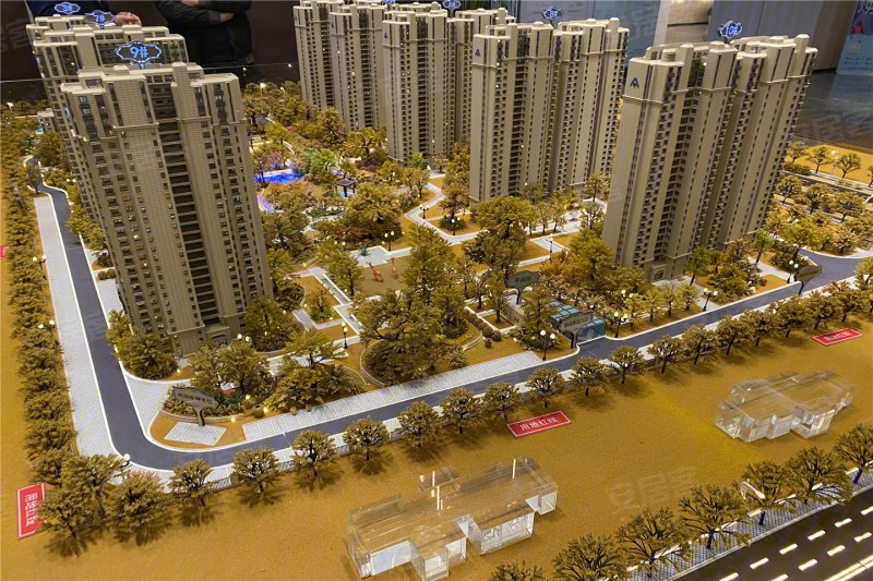建业十八城6期沙盘图