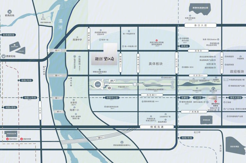 西安融创望江府-交通图(6) - 西安安居客