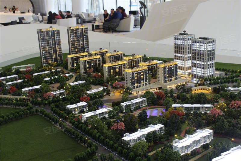 青铁华润城沙盘图