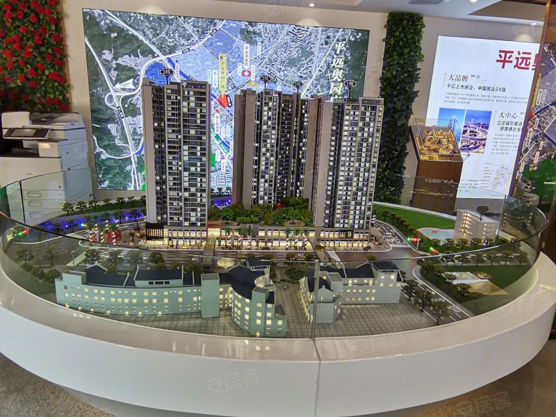 平远奥园广场沙盘图