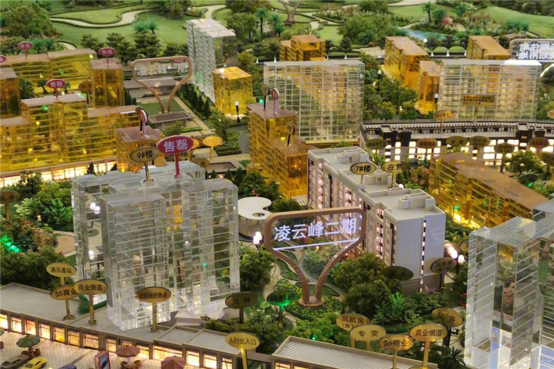 千江凌云沙盘图