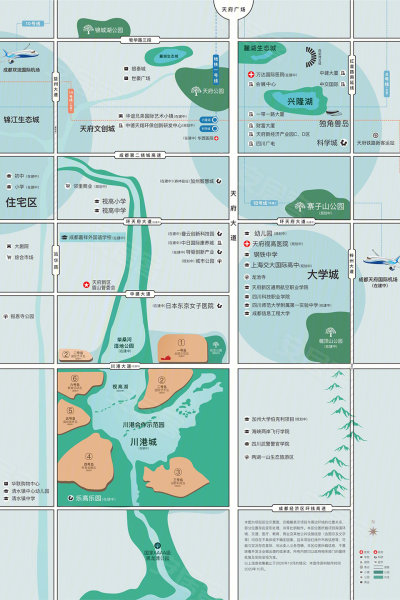 川港合作示范园规划图图片