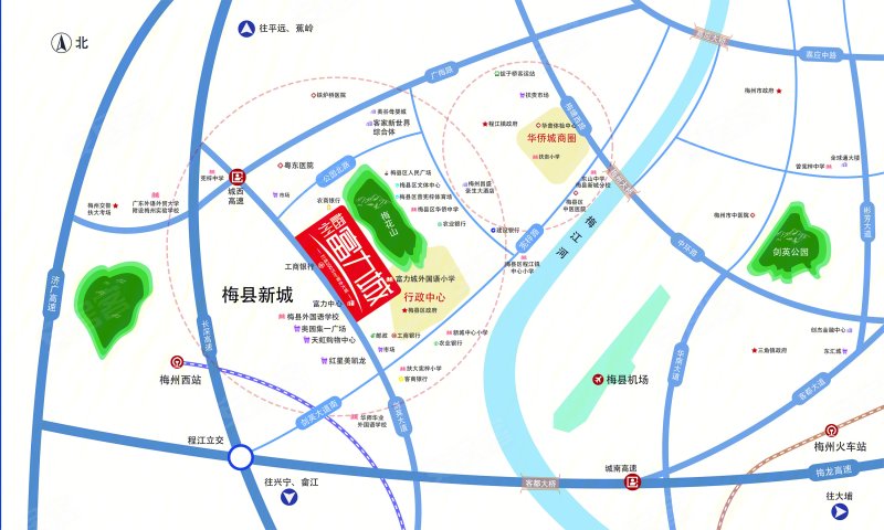 楼盘区位规划71/ 70列表模式梅州富力城免费咨询:400 027 1359期房在