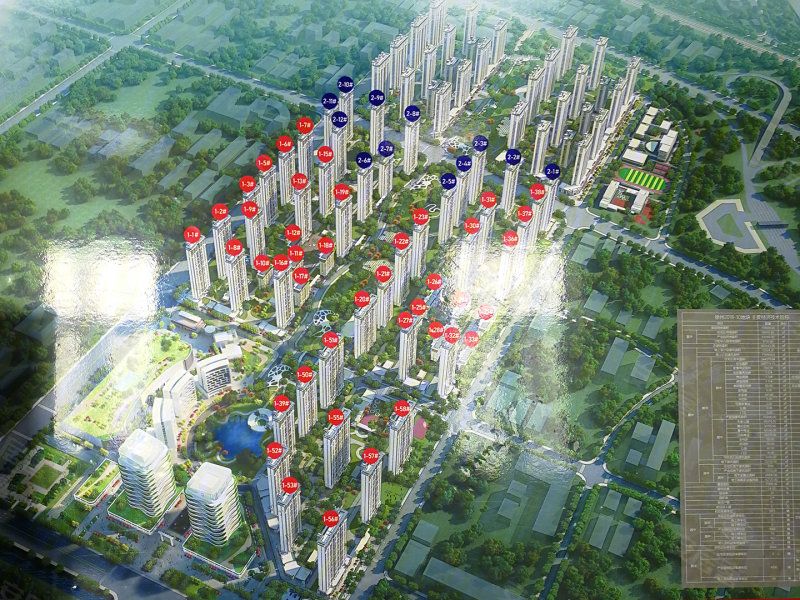 徐州千禧城楼栋分布图图片