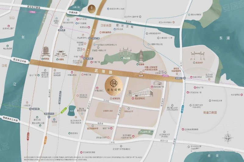 武汉建发璞玥-交通图(23) - 武汉安居客