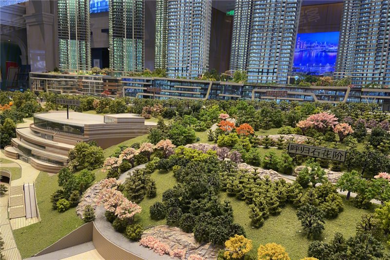 长嘉汇商铺沙盘图