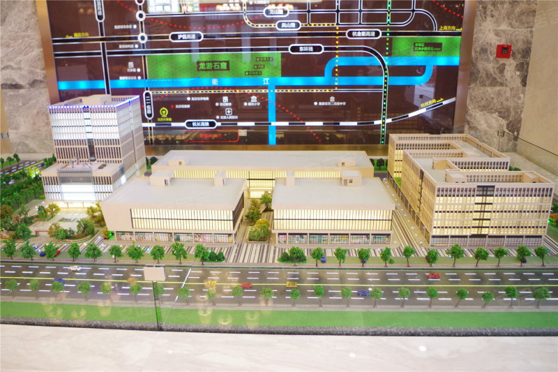衢州龍游申通電子商務產業園-沙盤圖(14) - 衢州安居客