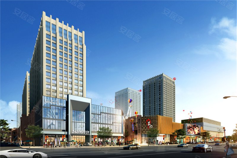 万达广场效果图