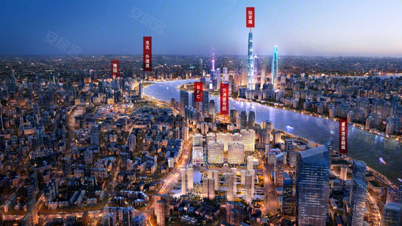 上海融创外滩壹号院-效果图(52) - 上海安居客