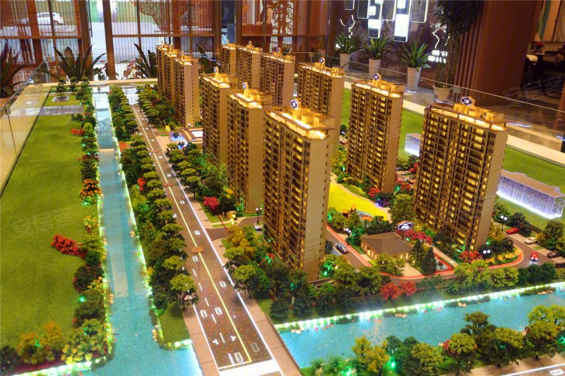 太仓悦江南花苑-沙盘图(65) - 太仓安居客