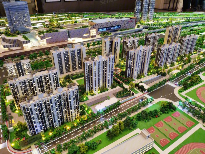 上海Uni-City万科天空之城-沙盘图(150) - 上海安居客