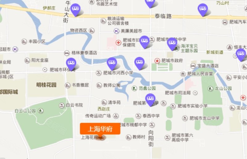 肥城上海华府-交通图(47) - 肥城安居客