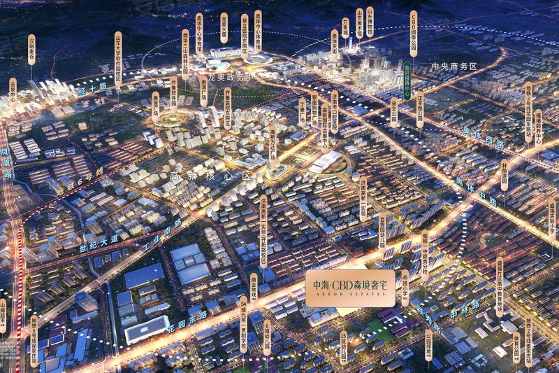 济南中海时光之境-交通图(63) - 济南安居客