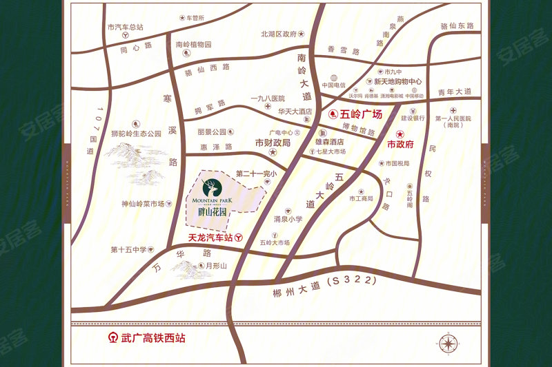 郴州畔山花园规划图图片
