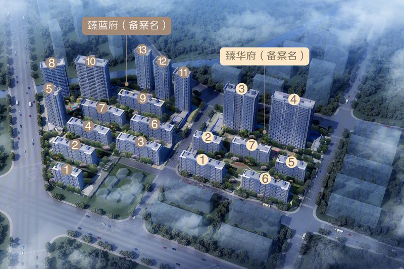 杭州融创金成臻蓝府-效果图(22) - 杭州安居客