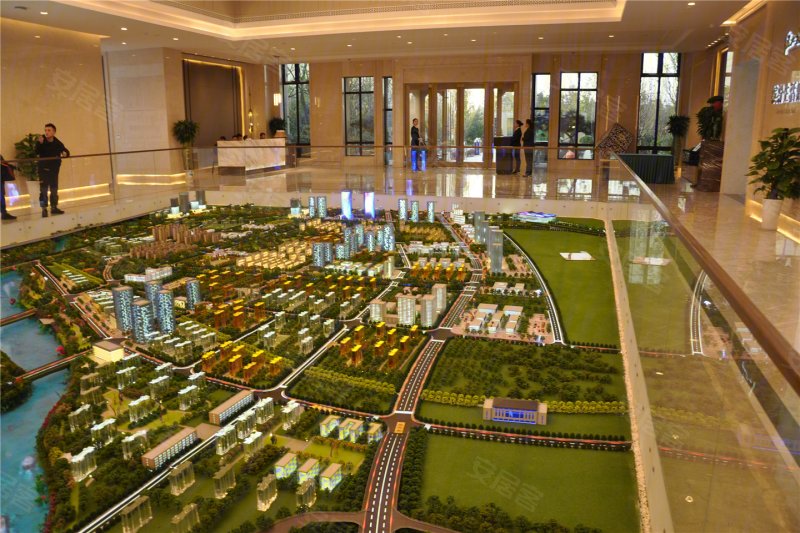 绿地城沙盘图