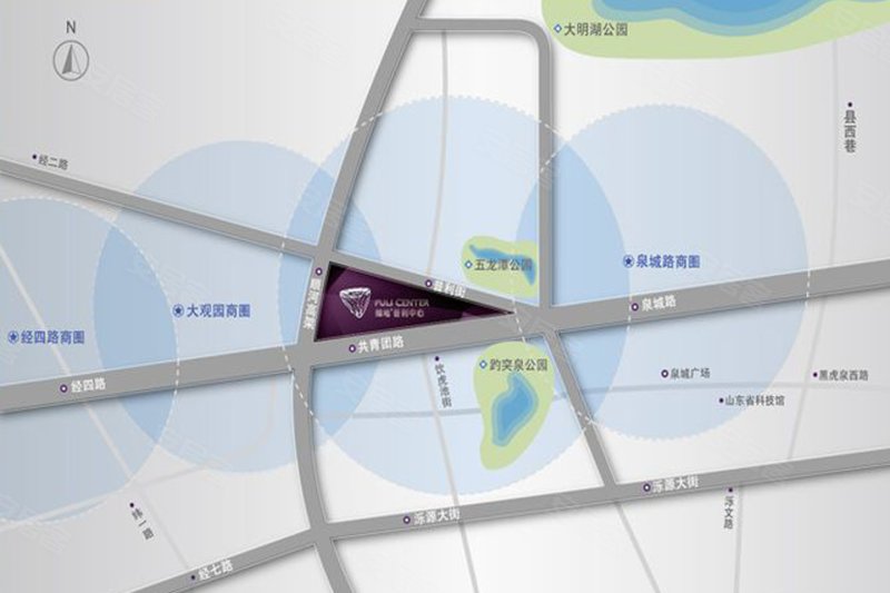 济南绿地中心-交通图(24) - 济南安居客