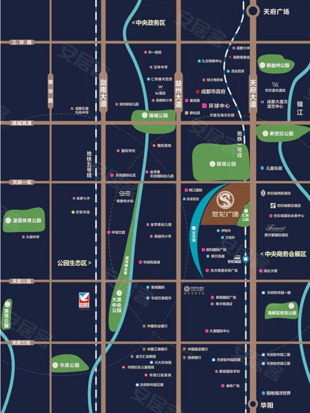 成都世龙广场二期规划图片