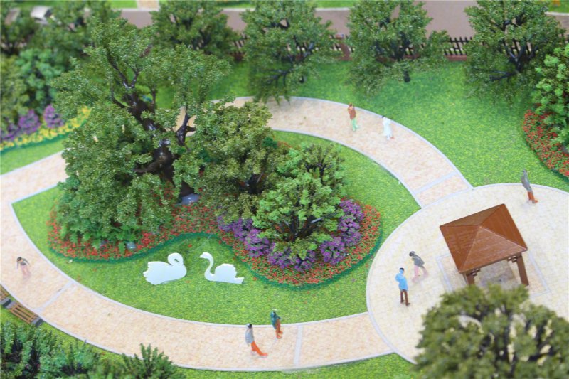 文一名门森林语沙盘图