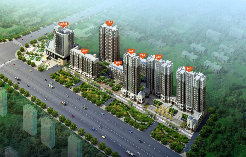 邢台全都城悦府-沙盘图(48) - 邢台安居客