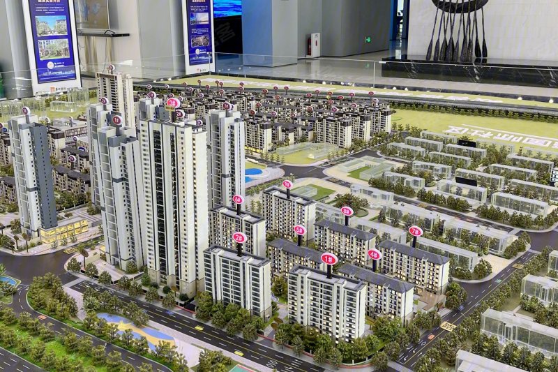 华润置地大连湾国际社区沙盘图