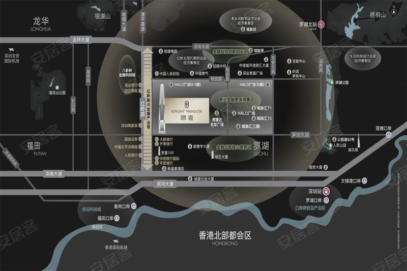 深圳城脉中心·璟喜-配套图(25) - 深圳安居客