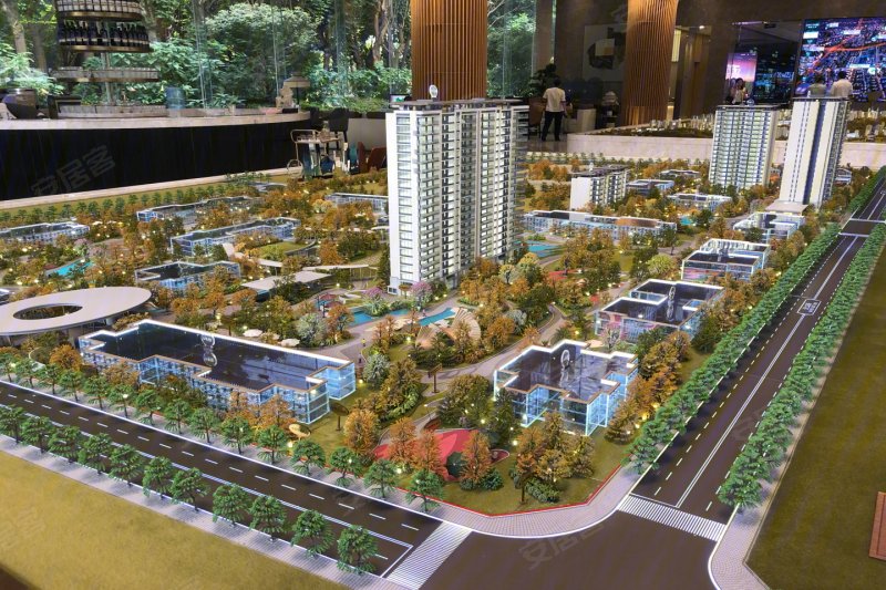 成都中国铁建西派金沙-沙盘图(96) - 成都安居客