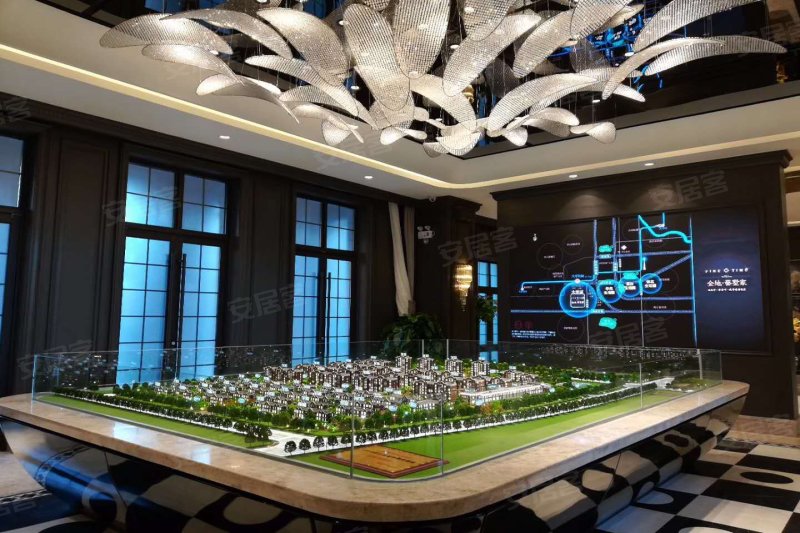 天津金地艺墅家沙盘图