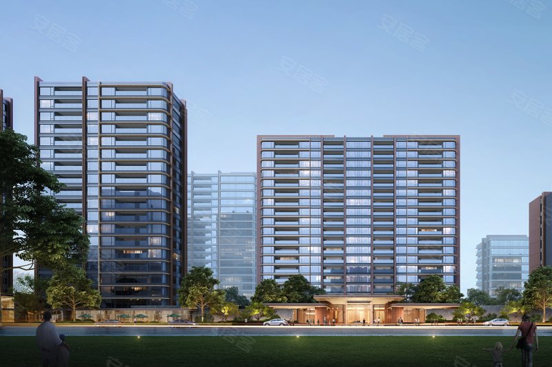 杭州滨江越秀建杭·潮语鸣翠轩-效果图(1) - 杭州安居客