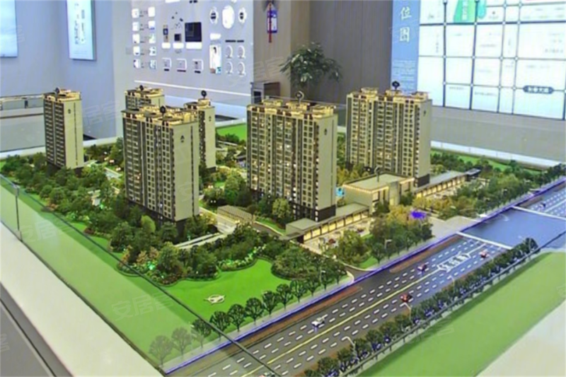 林州建业城沙盘图图片
