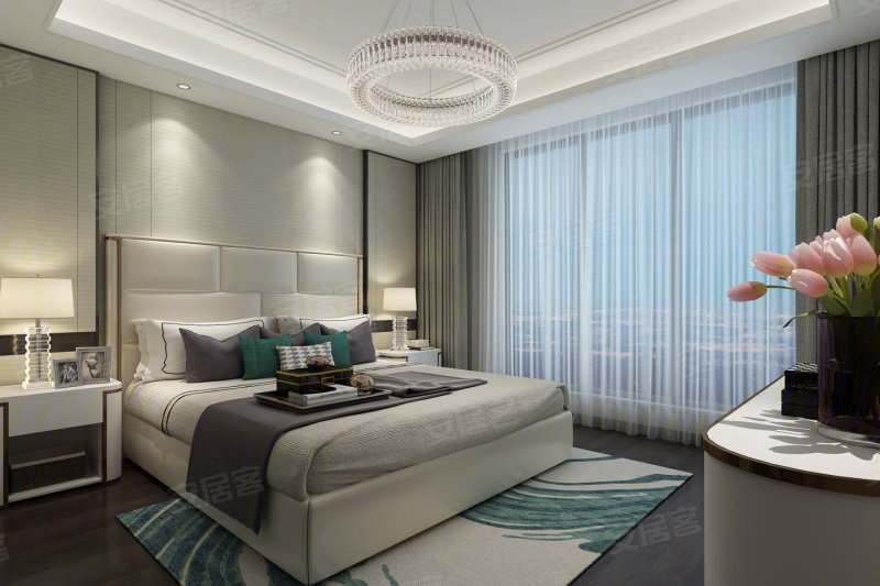 金隅中铁诺德都会森林样板间图