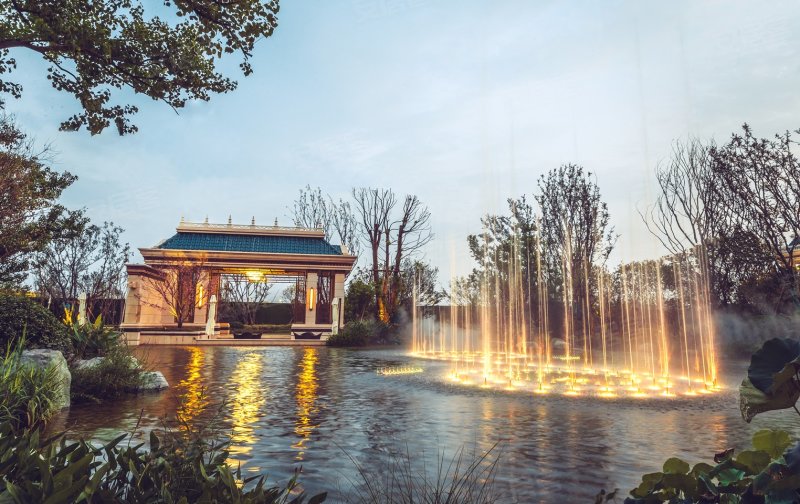 悦珑湾花园实景图