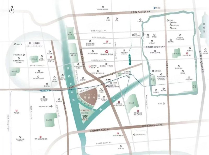 苏州澜庭湾-交通图(14) - 苏州安居客
