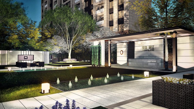 半岛印象花园效果图