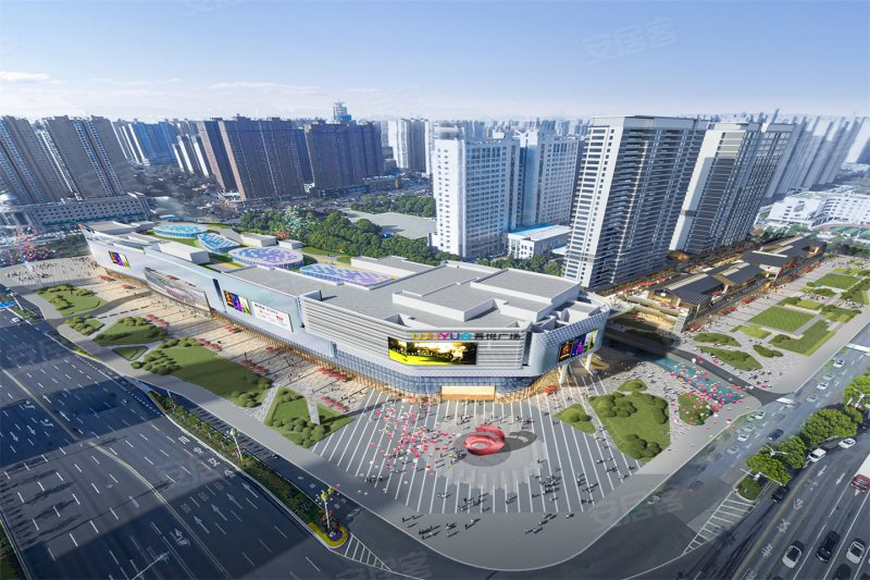 南阳高新吾悦广场效果图