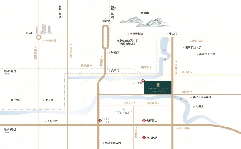 南京金基璟樾府-交通图(37) - 南京安居客