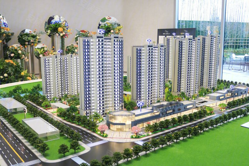 江阴旭辉运河公元-沙盘图(110) - 江阴安居客
