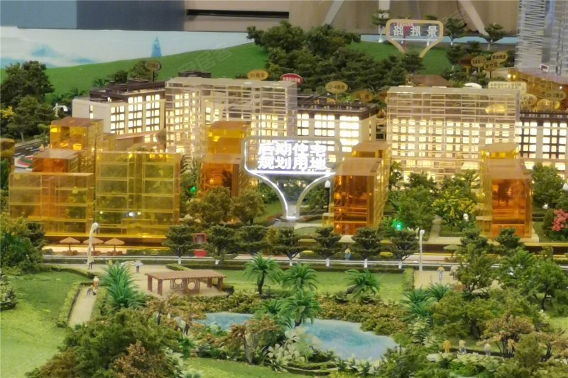 千江凌云沙盘图